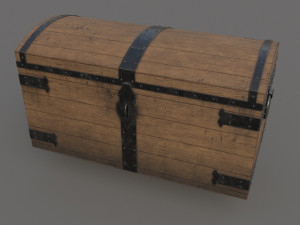 Old chest ver1 Modello 3D