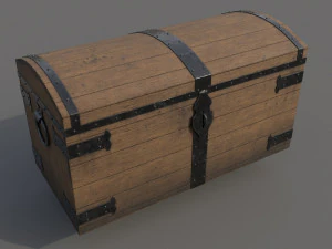 Old chest ver1 3D Model