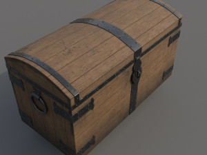 Old chest ver1 Modello 3D