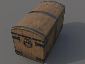 Old chest ver1 3D Model