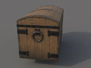 Old chest ver1 3D Model