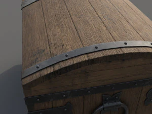 Old chest ver1 3D Model