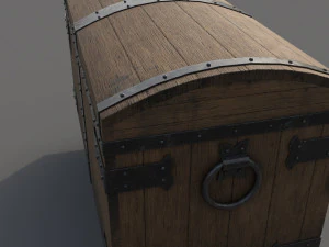 Old chest ver1 3D Model