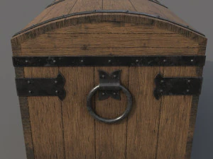 Old chest ver1 3D Model