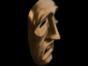 Old man mask ver 1 3D Model