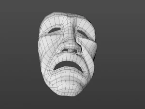 Old man mask ver 1 3D Model