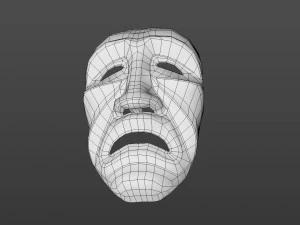 Old man mask ver 1 3D Model