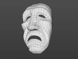 Old man mask ver 1 3D Model