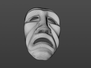 Old man mask ver 1 3Dモデル