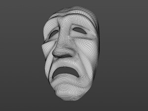 Old man mask ver 1 3Dモデル