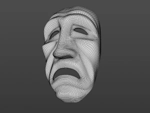 Old man mask ver 1 3D Model