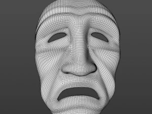 Old man mask ver 1 3D Model