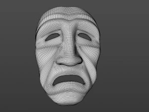Old man mask ver 1 3D Model