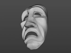 Old man mask ver 1 3D Model