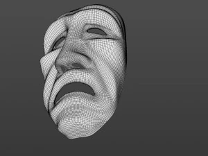 Old man mask ver 1 3D Model