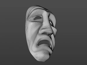 Old man mask ver 1 3D Model