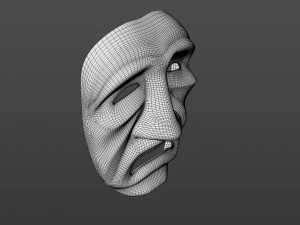 Old man mask ver 1 3D Model
