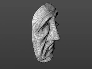 Old man mask ver 1 3D Model