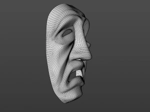Old man mask ver 1 3D Model