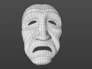 Old man mask ver 1 3D Model