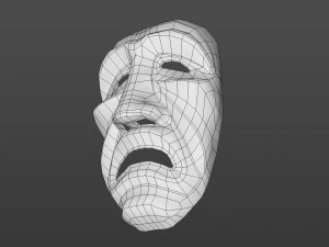 Old man mask ver 1 3D Model