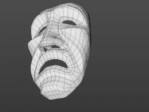 Old man mask ver 1 3D Model