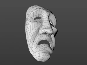 Old man mask ver 1 3D Model