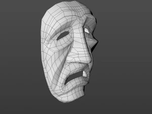 Old man mask ver 1 3D Model