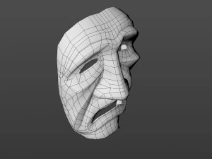Old man mask ver 1 3D Model