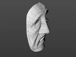 Old man mask ver 1 3D Model