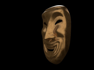 Old smile mask ver 2 3D Модель