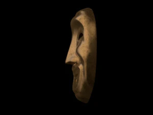 Old smile mask ver 2 3D Model