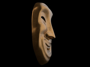 Old smile mask ver 2 3D Модель