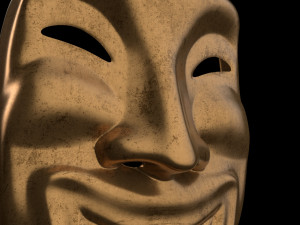 Old smile mask ver 2 3D Модель