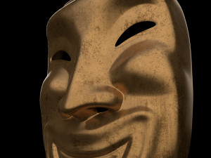 Old smile mask ver 2 3D Модель
