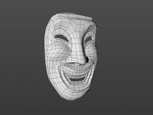 Old smile mask ver 2 3D Модель