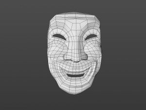 Old smile mask ver 2 3D Модель