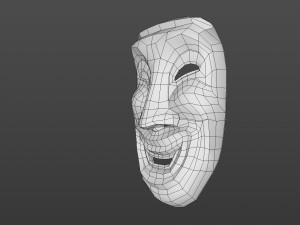 Old smile mask ver 2 3D Модель