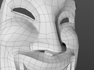 Old smile mask ver 2 3D Модель