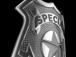 New York police badge 3D Model