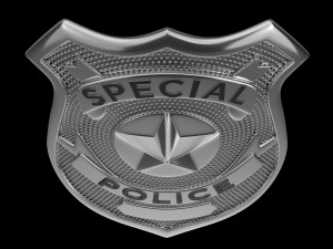 New York police badge Modèle 3D
