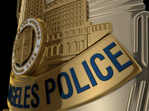 LA police badge 3D Model