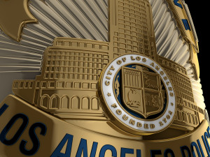 LA police badge 3D Model