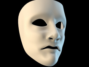 Scared three Mask Modèle 3D