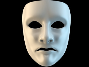 Scared three Mask Modèle 3D