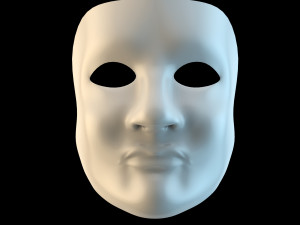 Scared three Mask Modèle 3D