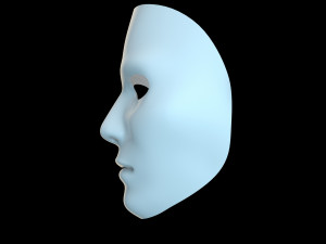 Scared three Mask Modèle 3D