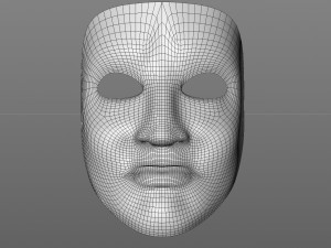 Scared three Mask Modèle 3D