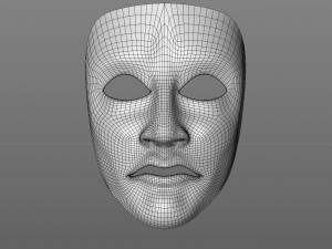 Scared three Mask Modèle 3D