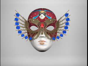Golden mask 3D Model